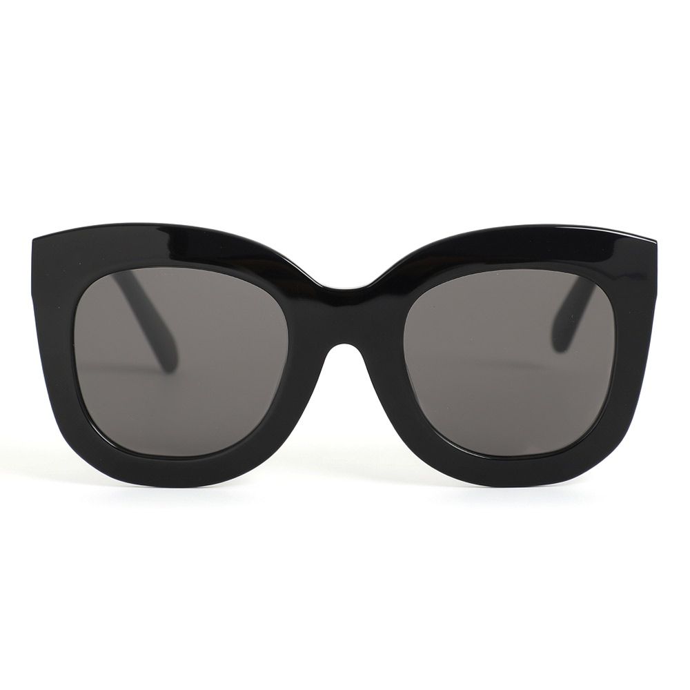 Naomi Black Square Sunglasses