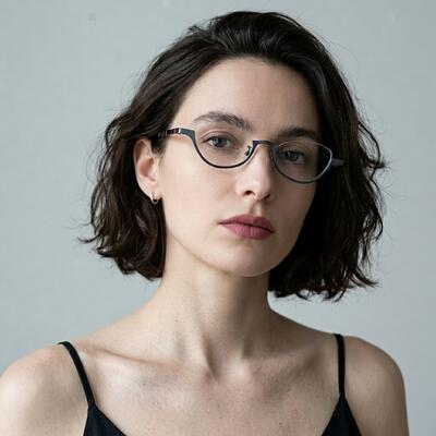 Dickey Gray Cat Eye Glasses