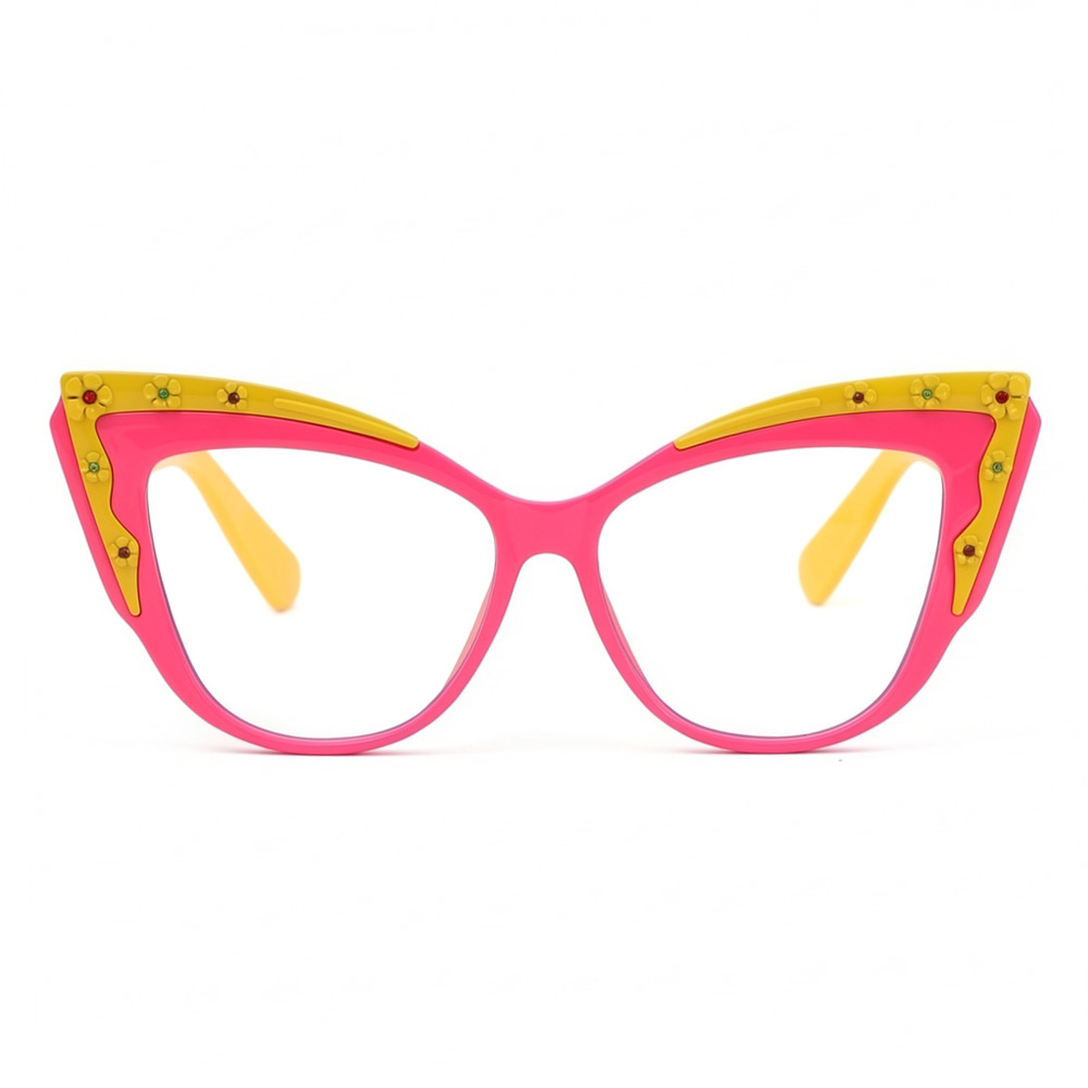 Idelle Pink Cat Eye Glasses