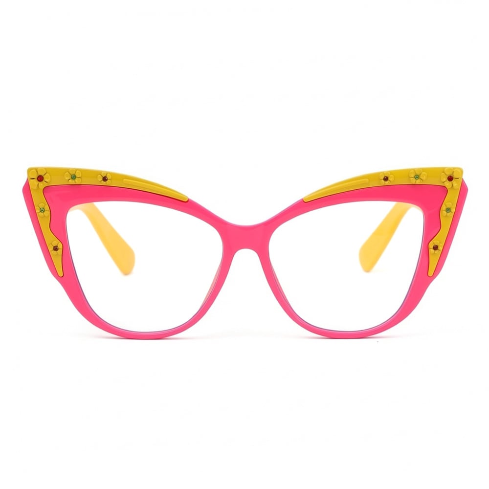 Idelle Pink Cat Eye Glasses