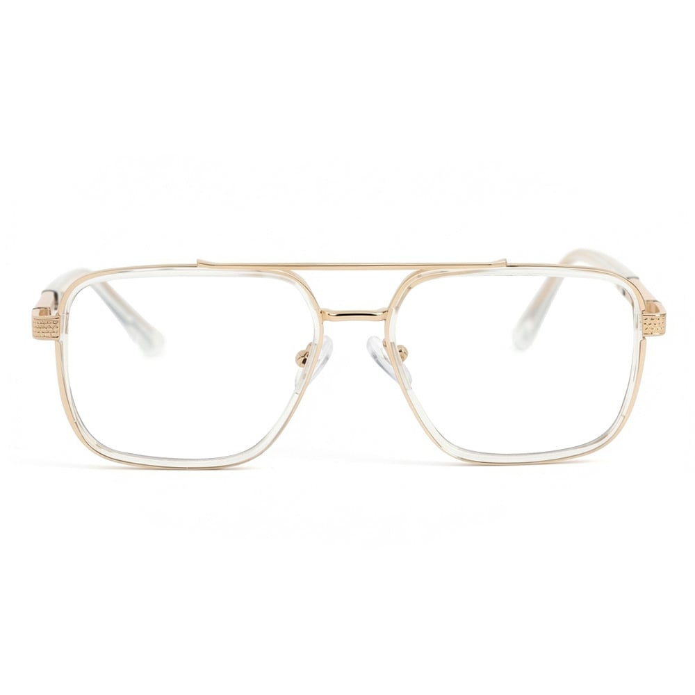 Glynnis Clear Aviator Glasses