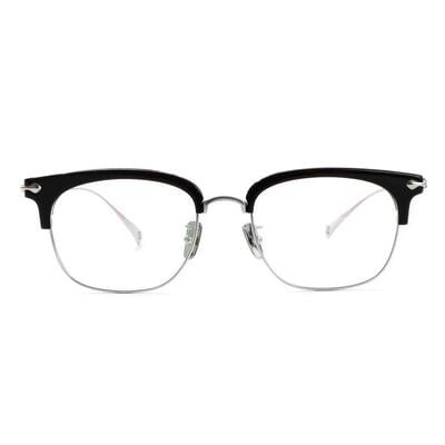 Stilwell Schwarze Browline Brille