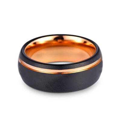 Jeulia Two Tone Titanium Steel Men's Band