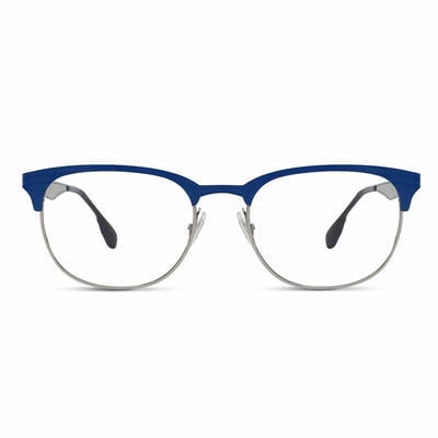 Barneo Blue Browline Glasses
