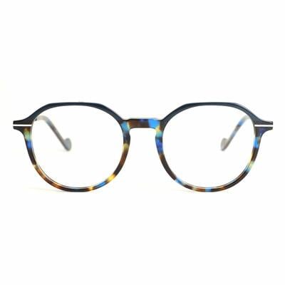 Fowler Blue Round Glasses