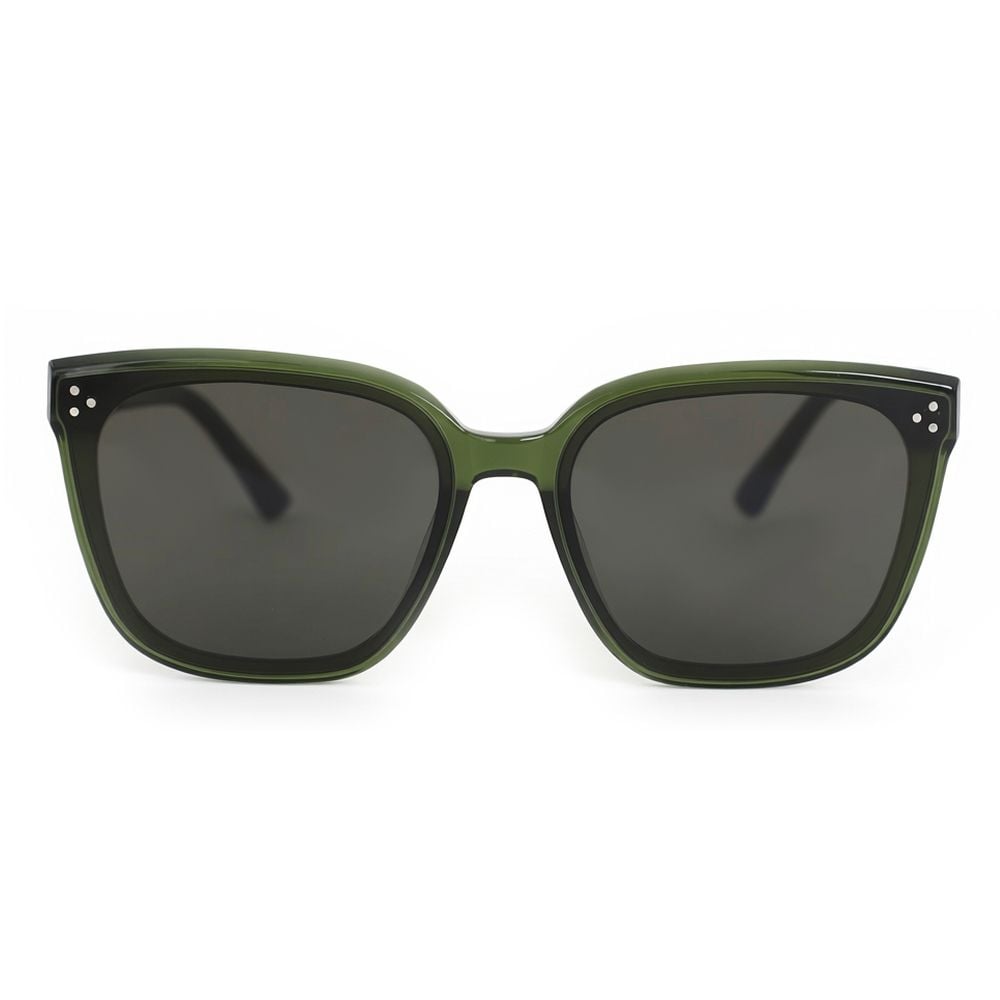 Clark Grüne Quadratische Sonnenbrille