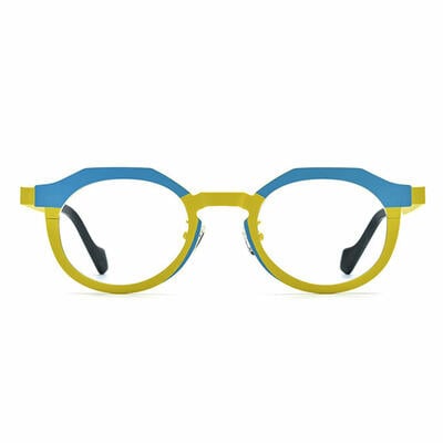 Charles Yellow Round Glasses