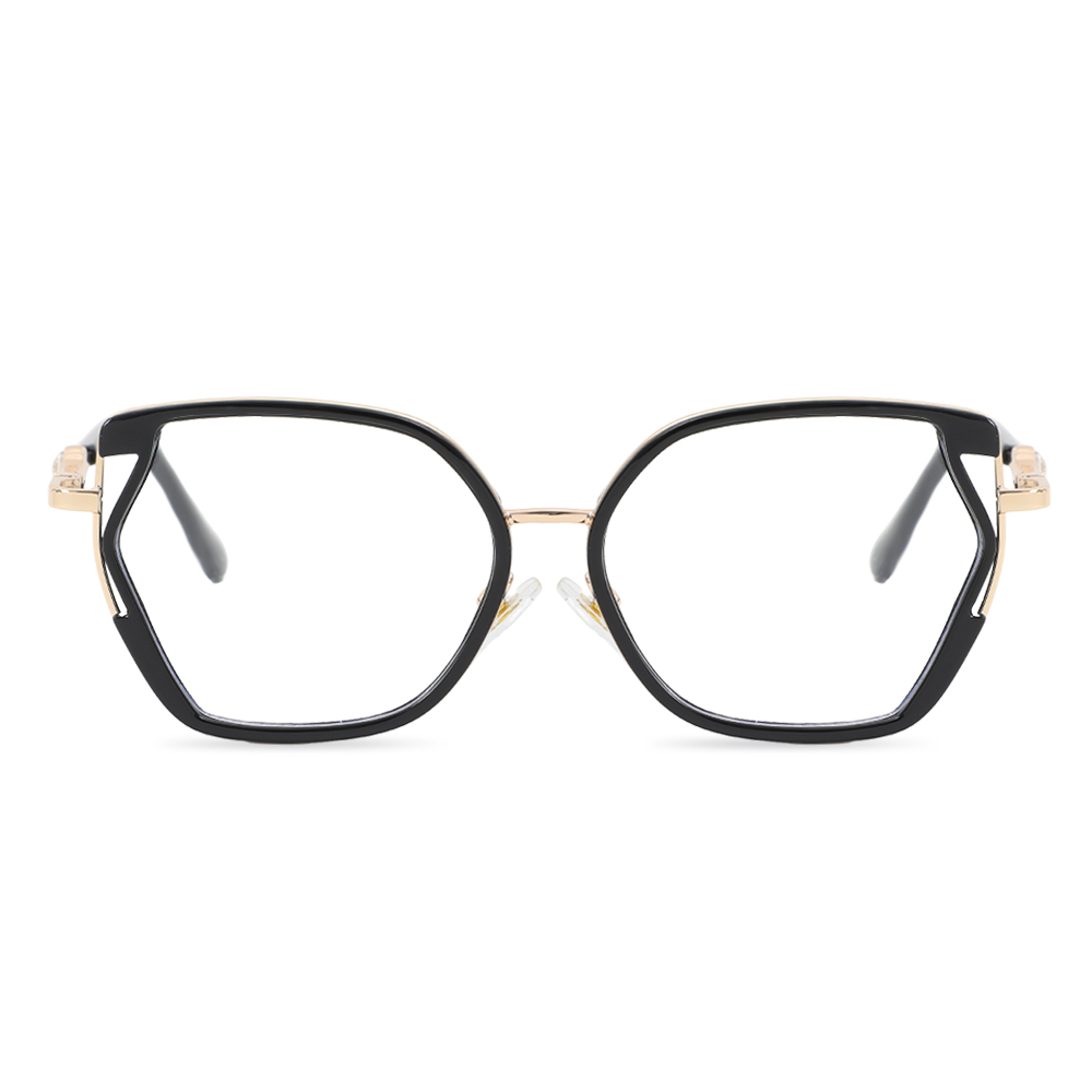 Beatrix Black Square Glasses
