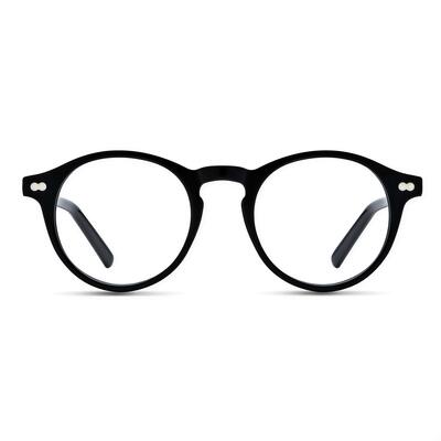 Cumberland Lunettes Rondes Noires