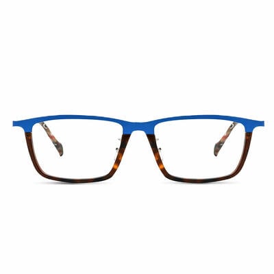 Burnal Blue Rectangle Glasses