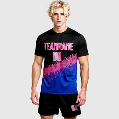 Affordable Custom Soccer Jersey – Gradient Geometric Sublimation, Game-Ready for Matches