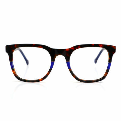 Lizzie Black Square Glasses