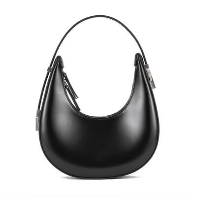 Jeulia Chic Crescent Bag Half Moon Bag Leather Hobo Shoulder Bag