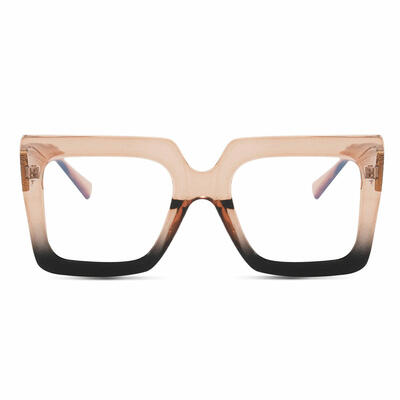 Quie Champagne Square Glasses