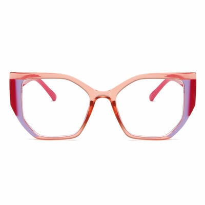 Gloria Orange Cat Eye Brille