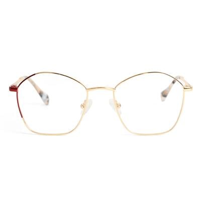 Baldwin Gold Geometric Glasses