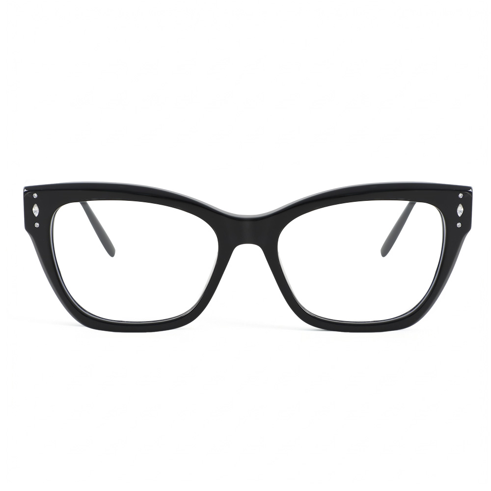 Elise Black Cat Eye Glasses