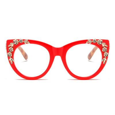 Earu Rote Cat Eye Brille
