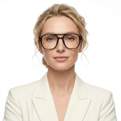 Gordon Black Aviator Glasses