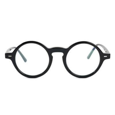 Aurora Schwarze Runde Brille