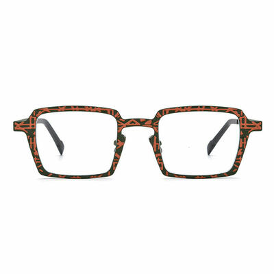 Fanny Lunettes Carrées Orange