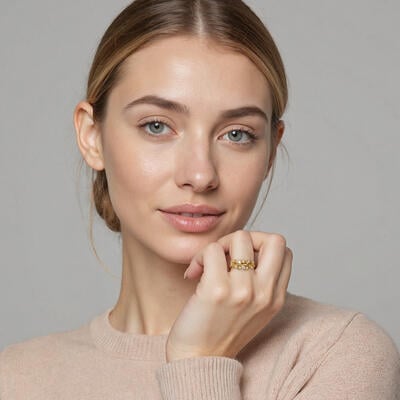 "The Course of Love" Classic Wedding Ring