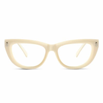 Rhys Beige Cat Eye Glasses