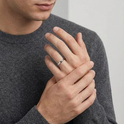 "A Love Written in Stars" Men's Wedding Band