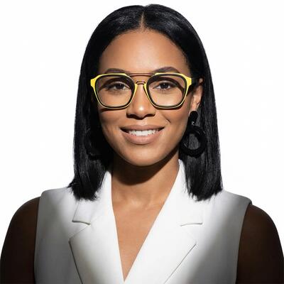 Remix Black Aviator Glasses