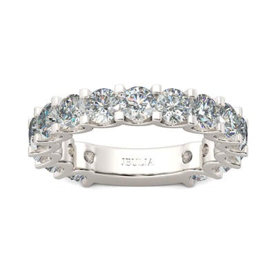 Jeulia Bar Setting Sterling Silver Women's Band