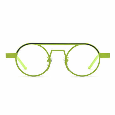 Harrima Green Aviator Glasses