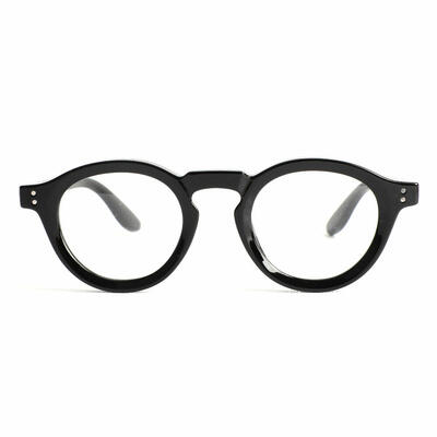 Donahue Black Round Glasses