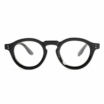 Donahue Black Round Glasses