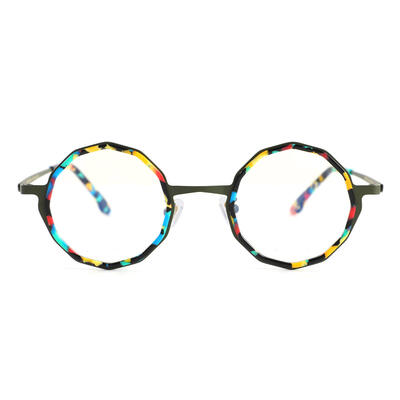 Gaskel Multicolor Round Glasses