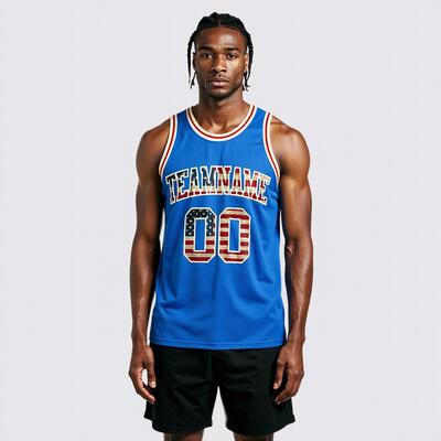 Custom Vintage USA Flag-Cream Authentic Throwback Basketball Jersey