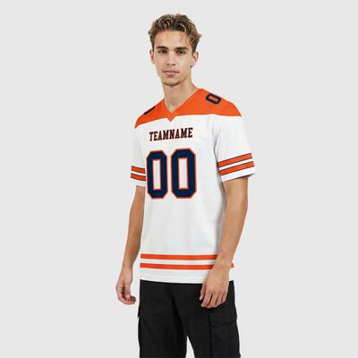 アメフト Tシャツ ホワイト 名前 チーム名 ロゴ 番号入り ファン向け パーソナライズ対応 男女兼用