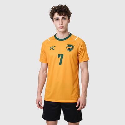 Custom Australia Home-Inspired Green Soccer Jersey-Personalized Name & Number