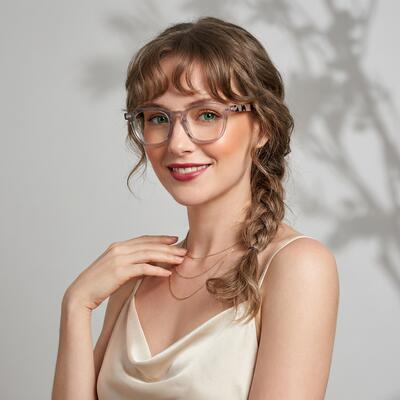 Ellie Lunettes Carrées Grises
