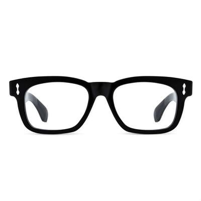 Thodore Schwarze Quadratische Brille