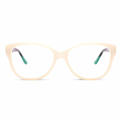 Thomps Beige Square Glasses