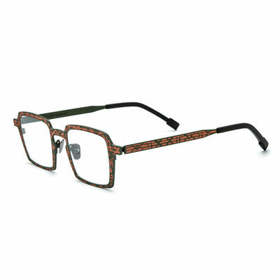 Fanny Lunettes Carrées Orange