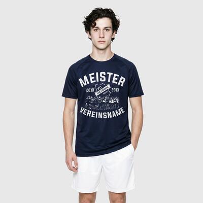 Custom Navy Soccer Meister Jersey with Personalized Team Name & Number