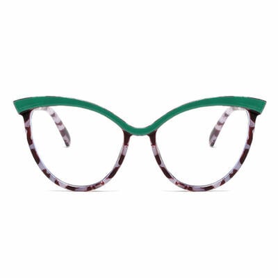 Bing Green Cat Eye Glasses