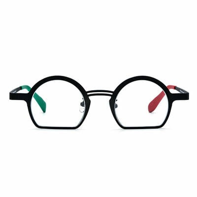 Quille Lunettes Rondes Noires