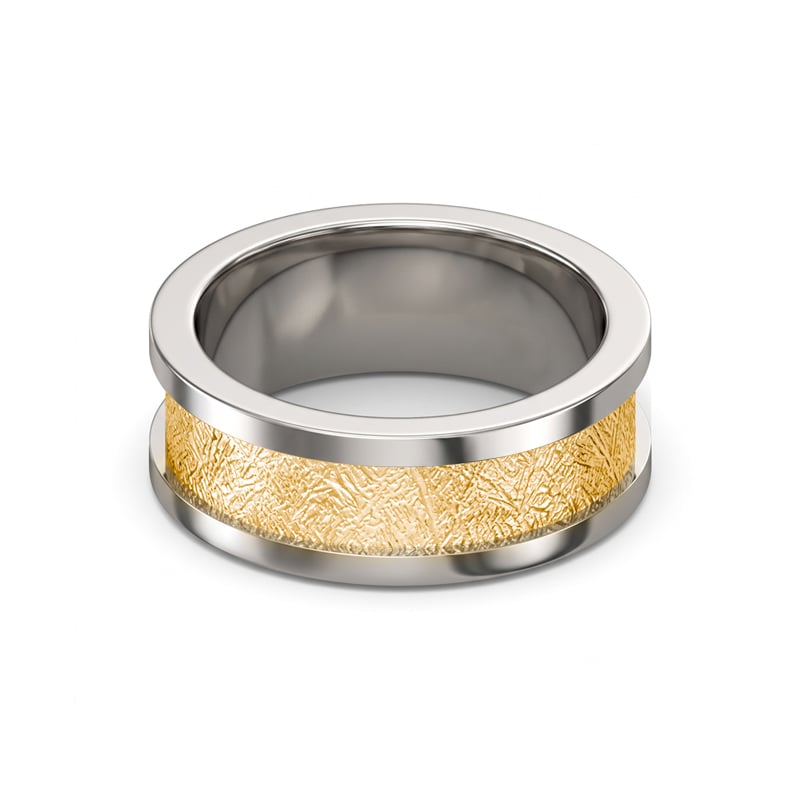 Jeulia Classic Titanium Steel Men's Band