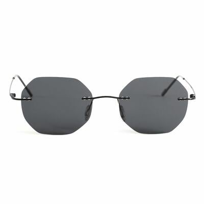 Funk Lunettes de soleil Géométriques Noires