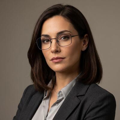 Maya Black Square Glasses