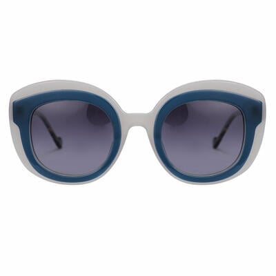 Dolores Lunettes de soleil Cat Eye Bleues