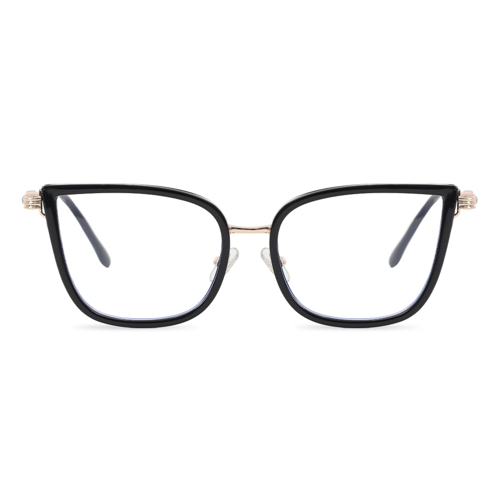 Alexandra Black Cat Eye Glasses