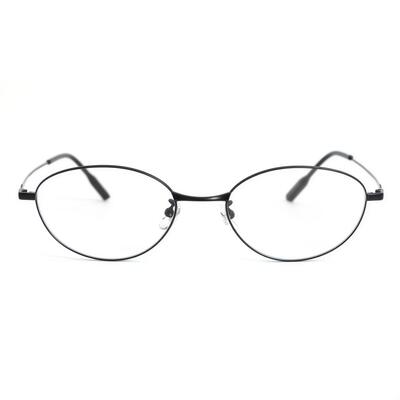Anna Schwarze Ovale Brille